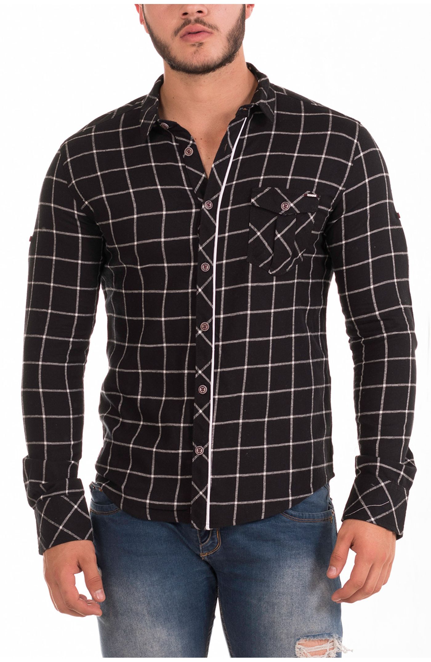 Camisa Manga Larga Eden A Cuadros Referencia Cmmh766 20867 Ropa Kalendar