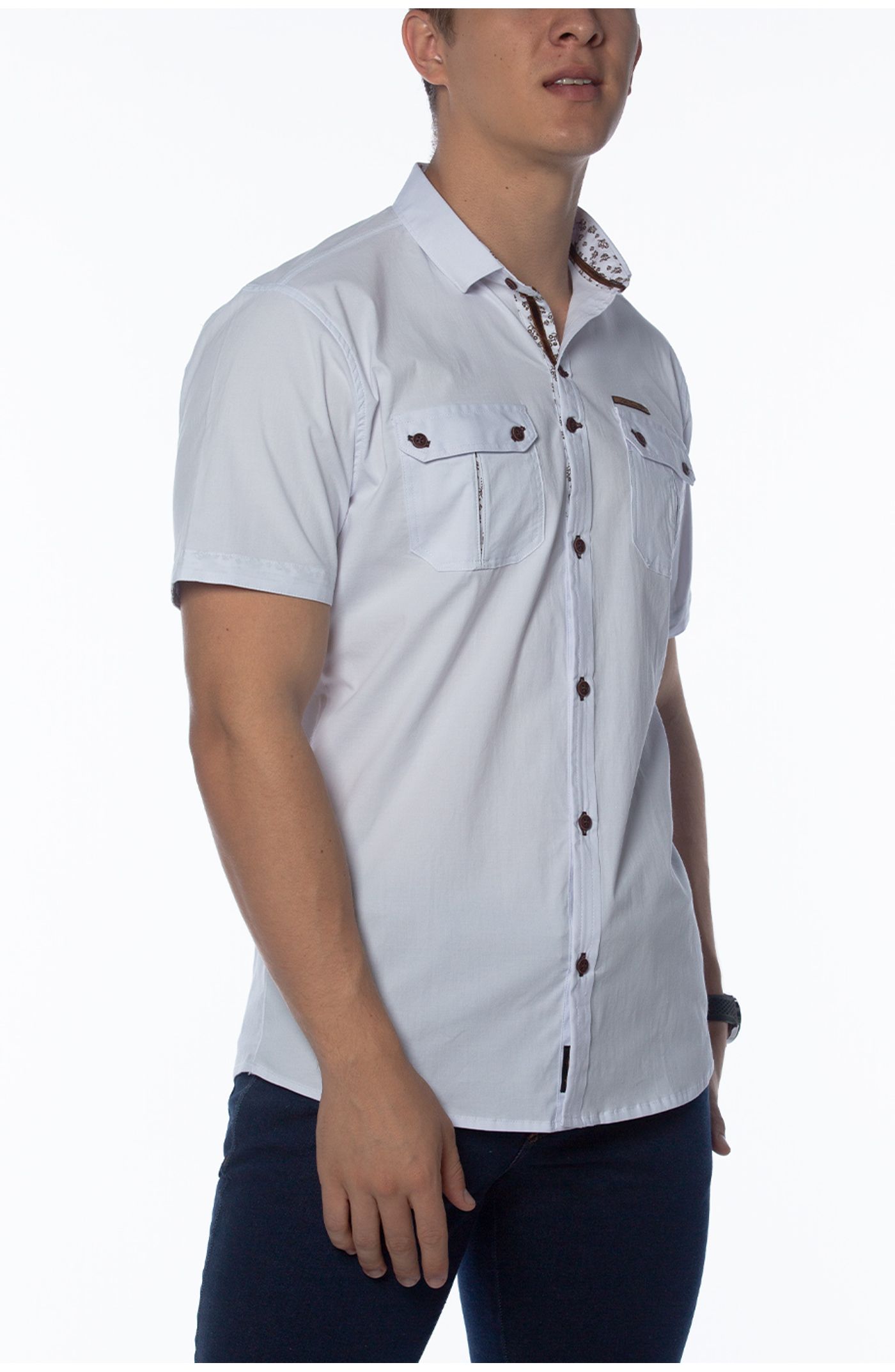 Camisa Manga Corta Combinada Astromen Referencia Cmmh568 01003 Ropa Kalendar