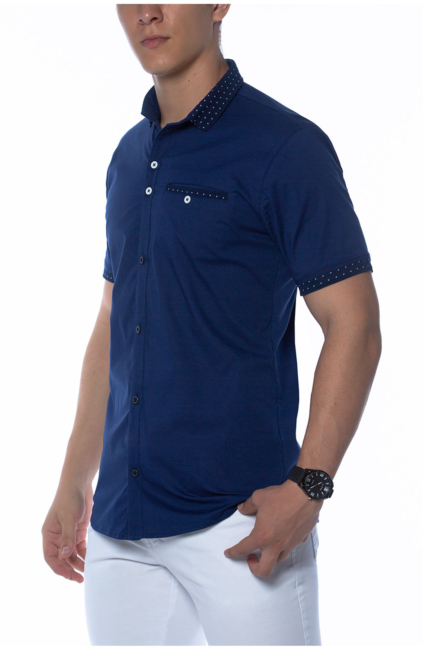 camisa cuello tipo polo